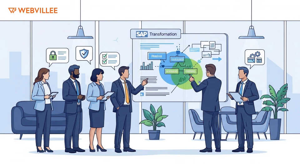 How can businesses ensure compliance during SAP transformation