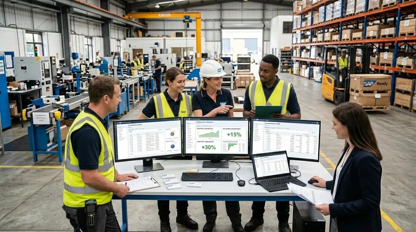 How Does SAP ERP Software Connect Production, Warehouse, and Accounting?
