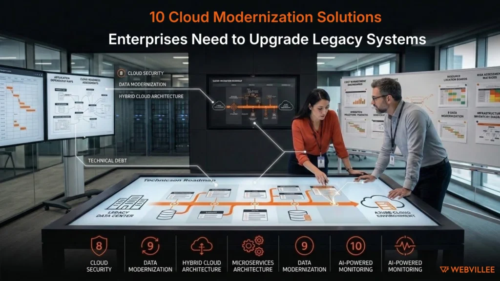 10 Cloud Modernization Solutions Enterprises Need to Upgrade Legacy Systems